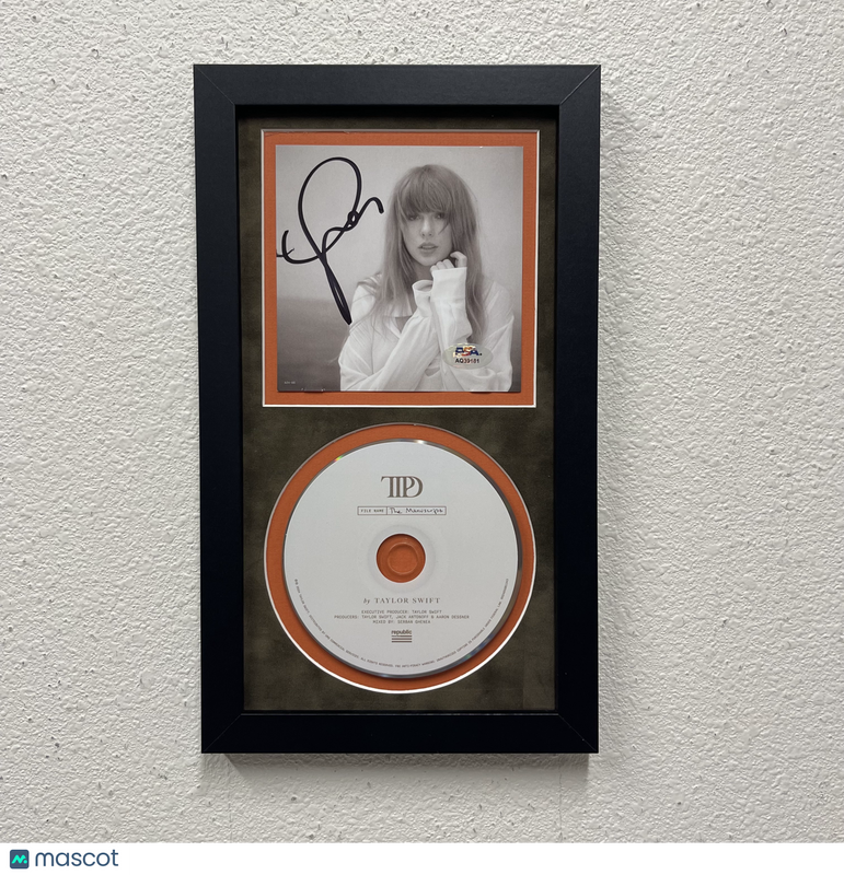 Taylor Swift signed The Tortured Poets Department (TTPD) Framed CD Album PSA