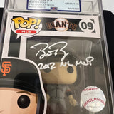 Buster Posey Signed Baseball #09 Funko Pop PSA Encapsulated Autographed