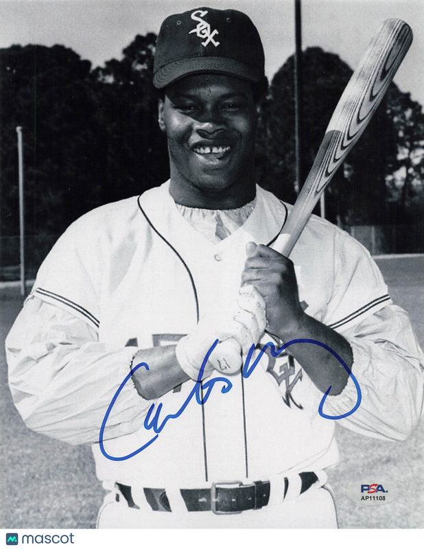 Carlos May Chicago White Sox Signed 8x10 Photo PSA