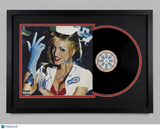 Travis Barker, Tom DeLonge, Mark Hoppus signed Enema of the State Framed Vinyl