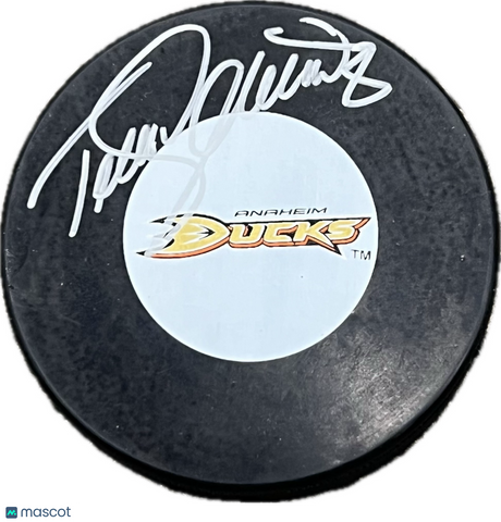 Teemu Selanne Signed Hockey Puck PSA Autographed