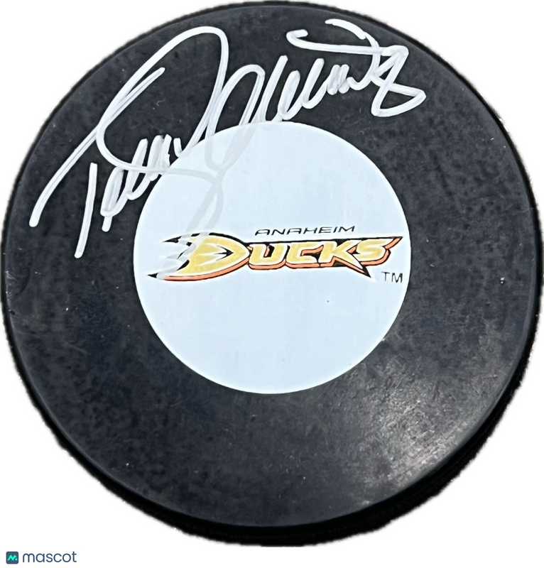 Teemu Selanne Signed Hockey Puck PSA Autographed