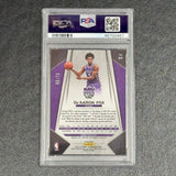 2017 Panini Prizm Purple#24 Rookie 59/75 De'aaron Fox Signed Card PSA 10 Kings
