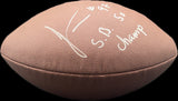Malik Jackson Denver Broncos Signed Football PSA Autographed