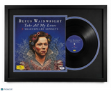 Rufus Wainwright Signed Take All My Loves Custom Framed Vinyl Album PSA