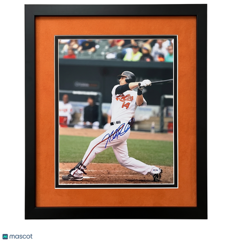 Nolan Reimold Baltimore Orioles Signed 11x14 Custom Framed Photo PSA
