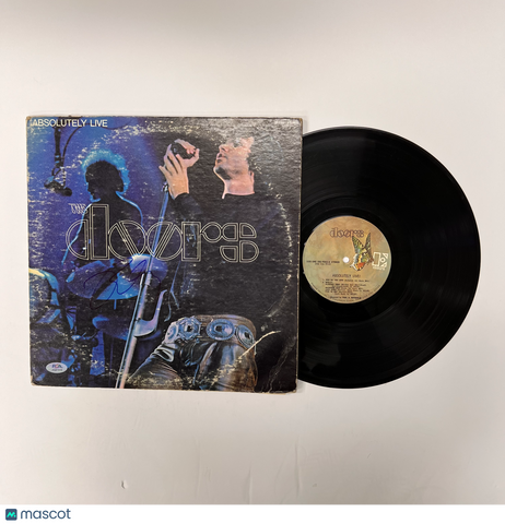 Robby Krieger Signed Absolutely Live Vinyl Album PSA Auth