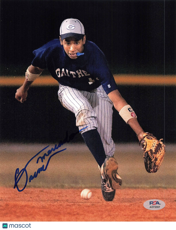 Oscar Mercado Gaither Cowboys Signed 8x10 Photo PSA
