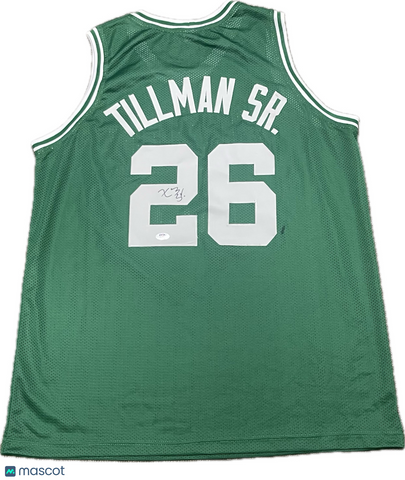 Xavier Tillman Sr. Signed Jersey Boston Celtics Autographed
