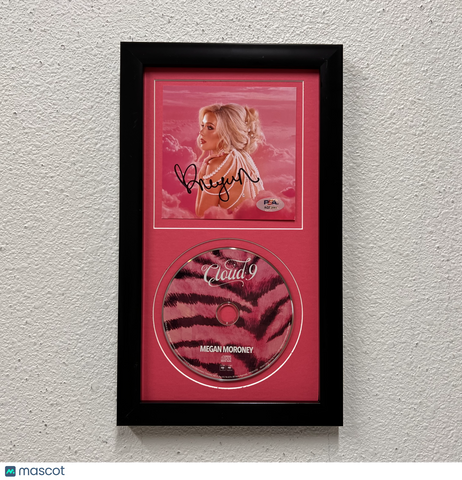Megan Moroney Signed Framed Vinyl Cover Cloud 9 PSA Auth