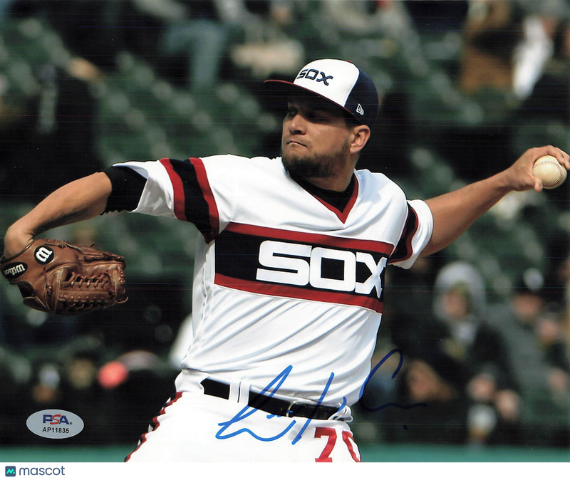 Luis Avilan Chicago White Sox Signed 8x10 Photo PSA