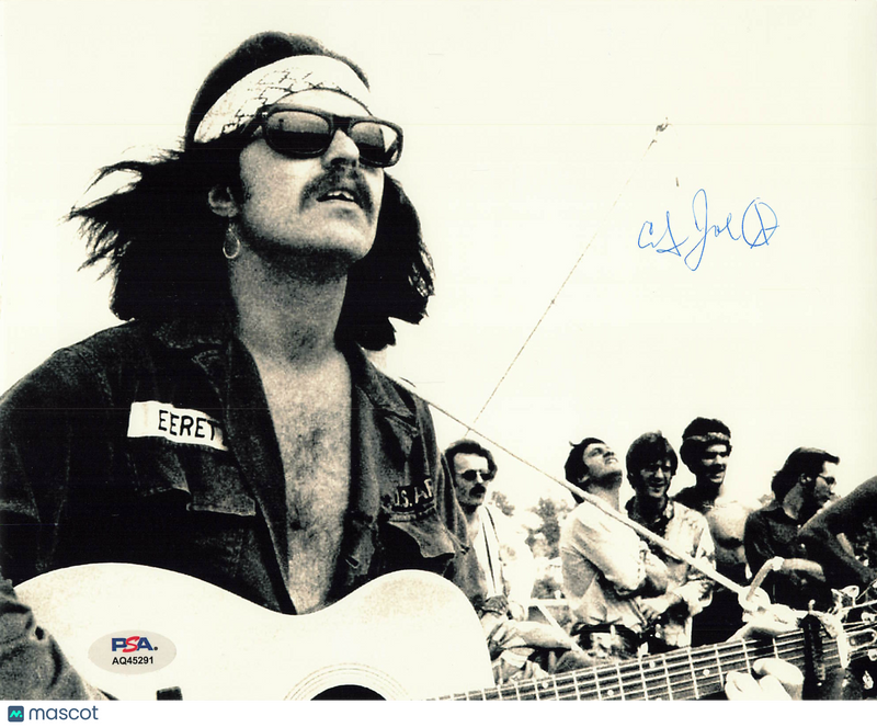 Country Joe McDonald Signed 8x10 Photo PSA Autographed
