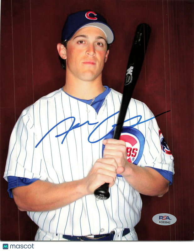 Adam Greenberg Chicago Cubs Signed 8x10 Photo PSA