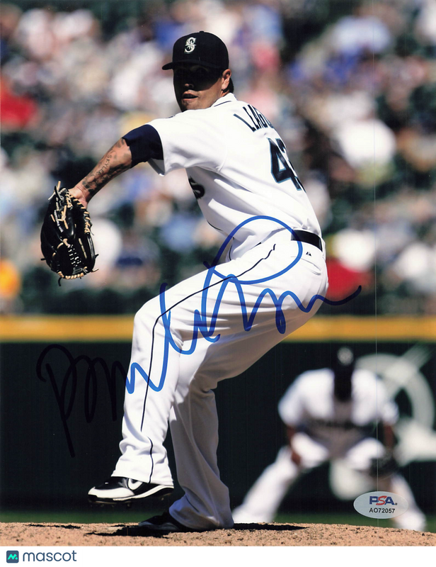 Brandon League Seattle Mariners Signed 8x10 Photo PSA
