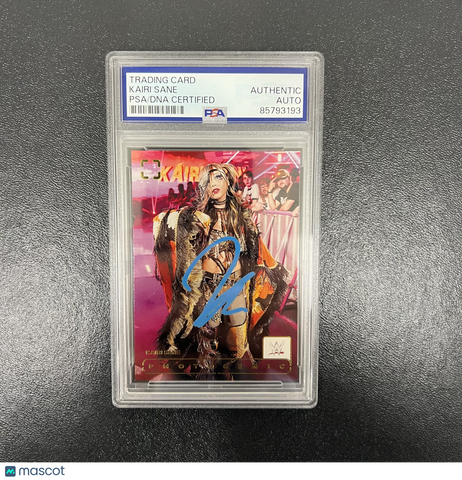 2024 Panini PhotoGenic WWE#112 Kairi Sane Signed Card PSA Autographed