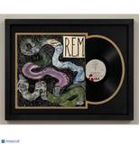 Peter Buck Signed Reckoning Custom Framed Vinyl Album PSA Auth