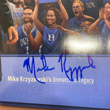Mike Krzyzewsk Duke Blue Devils Signed Basketball 8x10 Photo JSA