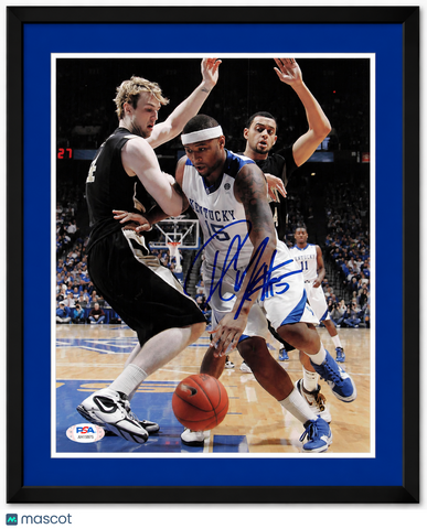 DeMarcus Cousins Kentucky Wildcats Signed 8x10 Custom Framed Photo PSA