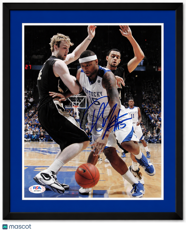 DeMarcus Cousins Kentucky Wildcats Signed 8x10 Custom Framed Photo PSA