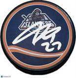 Anders Lee Signed Hockey Puck JSA Autographed