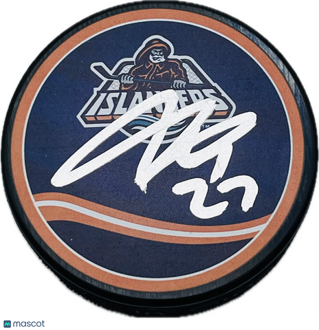 Anders Lee Signed Hockey Puck JSA Autographed