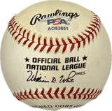 Steve Avery Signed Baseball MLB PSA Autographed