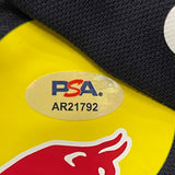 Max Verstappen Signed F1 jersey PSA Autographed Red Bull