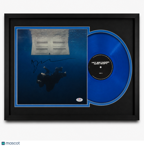 Billie Eilish Signed Hit Me Hard and Soft Framed Vinyl Album Insert PSA