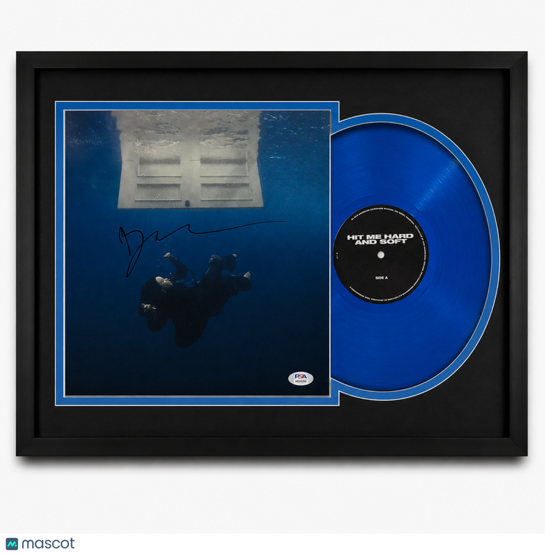 Billie Eilish Signed Hit Me Hard and Soft Custom Framed Vinyl Album PSA
