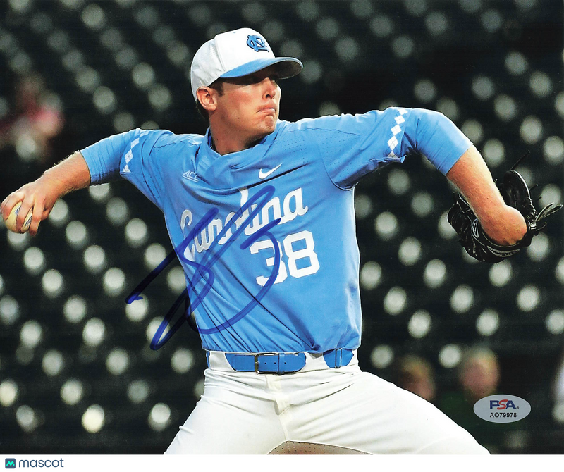 J.B. Bukauskas North Carolina Tar Heels Signed 8x10 Photo PSA