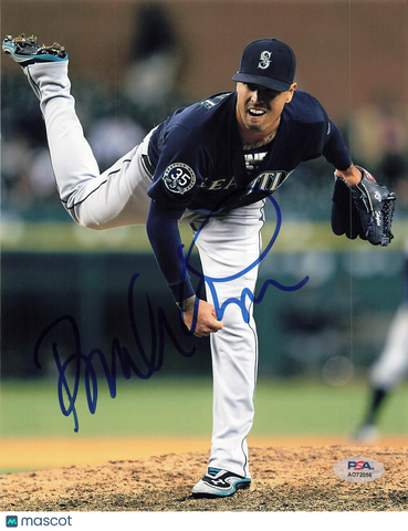 Brandon League Seattle Mariners Signed 8x10 Photo PSA