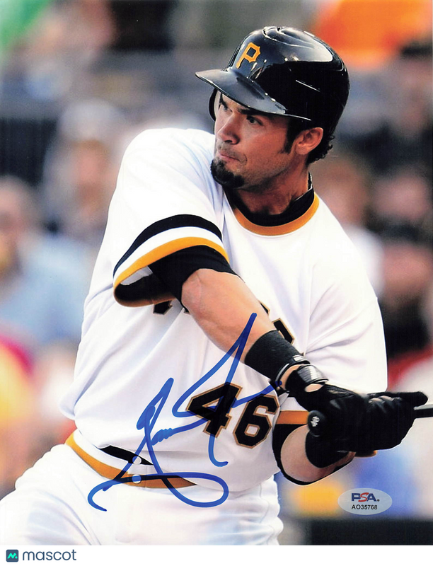 Garrett Jones Pittsburgh Pirates Signed 8x10 Photo PSA