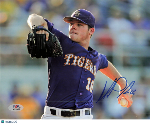 Colin Poche LSU Tigers Signed 8x10 Photo PSA