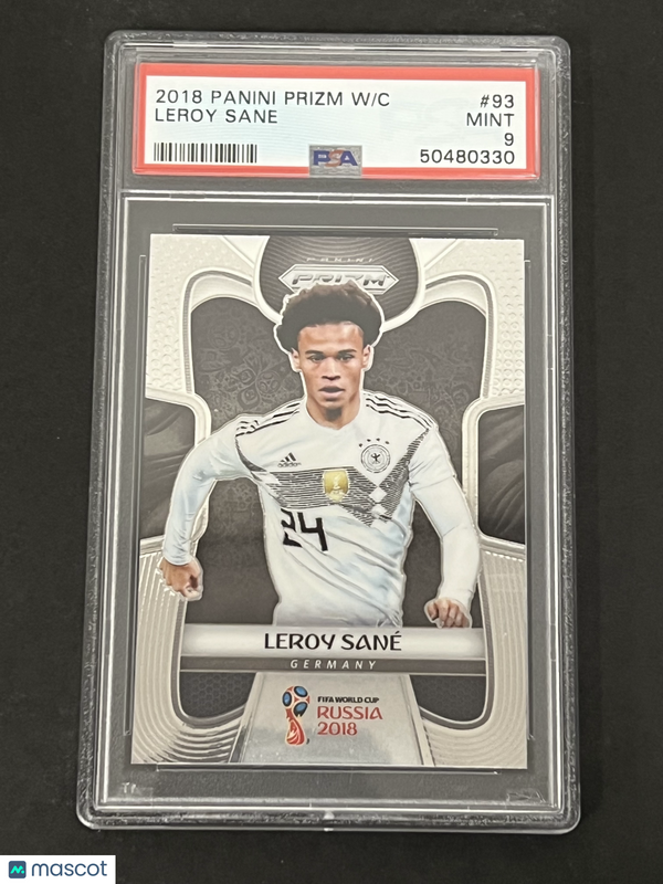 2018 Panini Prizm World Cup #93 Leroy Sane PSA 9