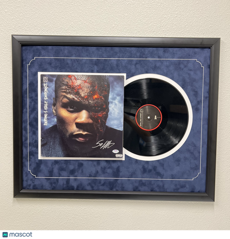 50 Cent Framed Vinyl Signed PSA Before I Self Destruct
