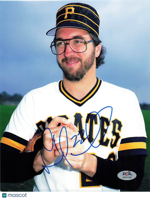 Lee Tunnell Pittsburgh Pirates Signed 8x10 Photo PSA