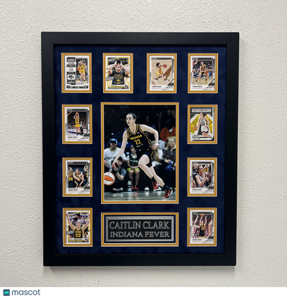 Caitlin Clark 10-Card Custom Display Frame Indiana Fever
