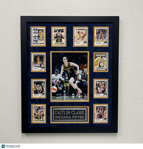 Caitlin Clark 10-Card Custom Display Frame Indiana Fever