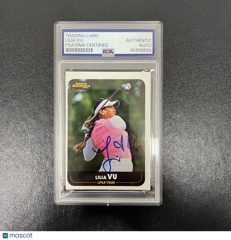 Sports Illustrated Kids#1072 Highest Pop Lilia Vu Signed Card PSA Autographed
