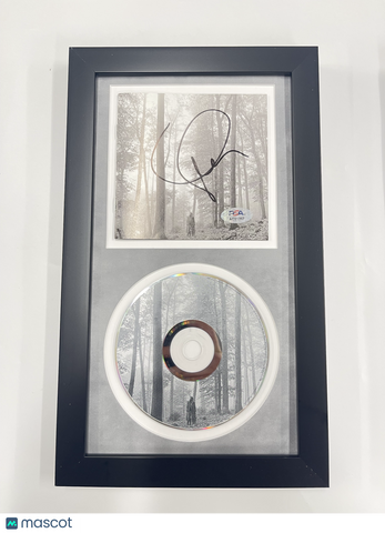Taylor Swift Signed CD Cover Framed PSA/DNA Folklore Autographed
