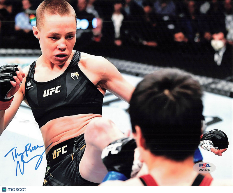 Rose Namajunas Signed MMA 8x10 Photo PSA Autographed