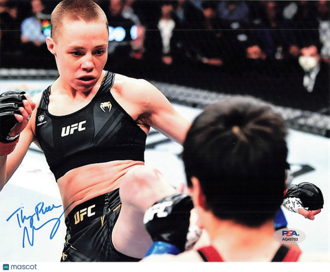Rose Namajunas Signed MMA 8x10 Photo PSA Autographed