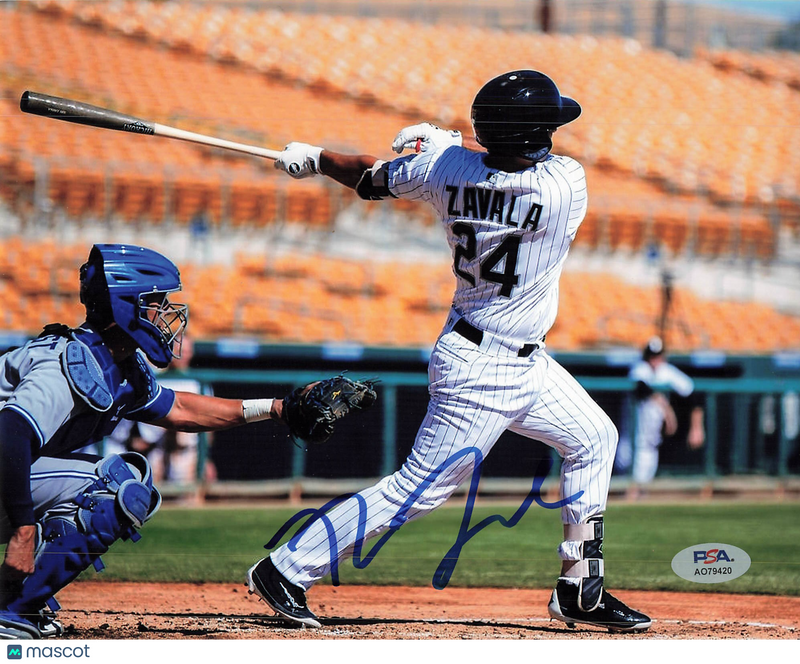 Seby Zavala Chicago White Sox Signed 8x10 Photo PSA