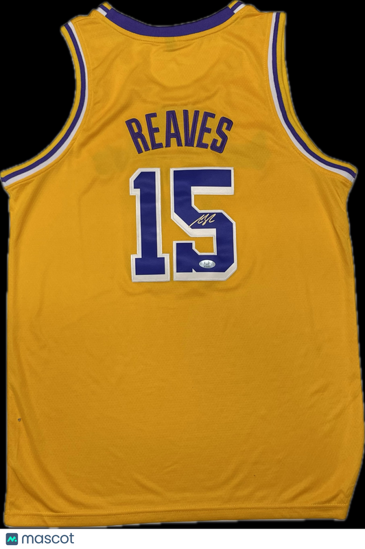 Austin Reaves Signed Jersey PSA Los Angeles Lakers Autographed