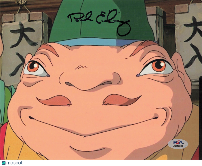 Paul Eiding Signed 8x10 Spirited Away Photo PSA Autographed