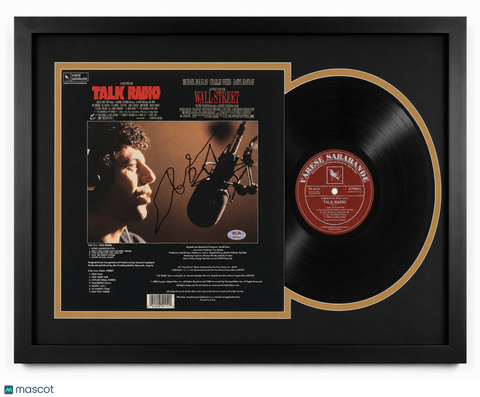 Eric Bogosian Signed Talk Radio&Wall Street Framed Vinyl Album PSA Auth