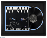 Ice Cube Signed Lethal InjectionCustom Framed Vinyl Album PSA Auth