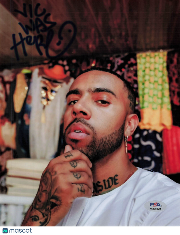 Vic Mensa Signed 8x10 Photo PSA Autographed