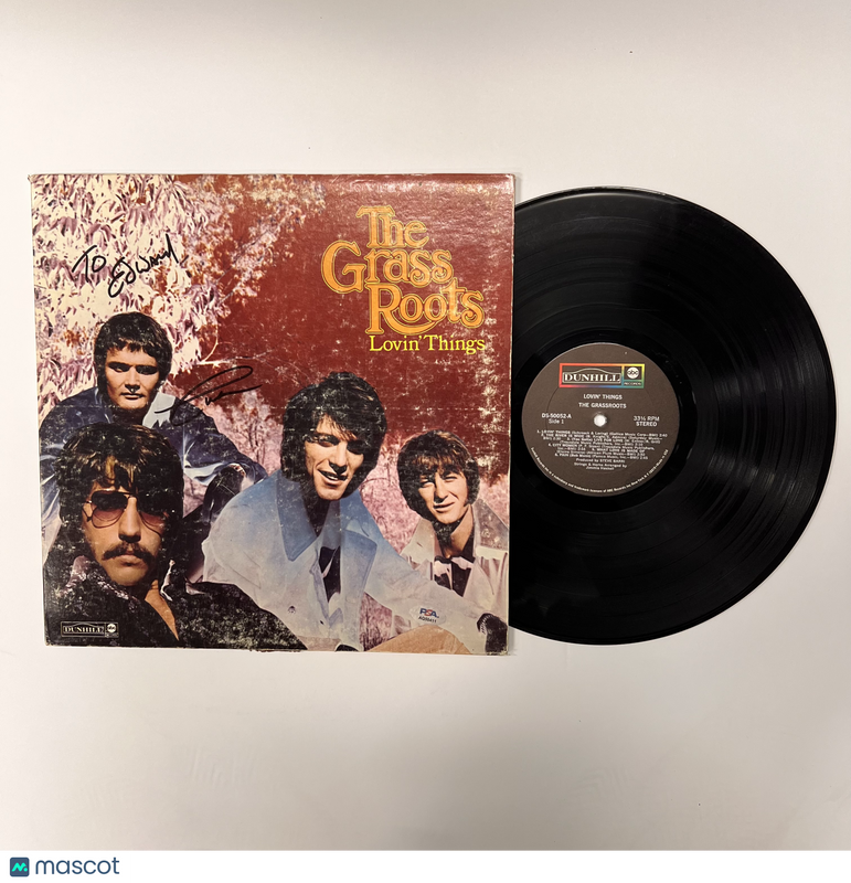 Creed Bratton of The Grass Roots Signed Lovin' Things Vinyl Album PSA