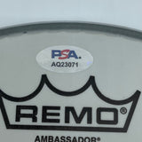 Lars Ulrich Signed Drumhead PSA Autographed Metallica